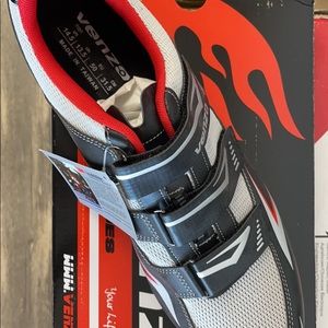 Venzo Bicycle Men's Road Cycling Riding Shoes -Compatible with Peloton Shimano